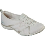 Women's Skechers Relaxed Fit Breathe-Easy A-Look Slip On Natural 6 M