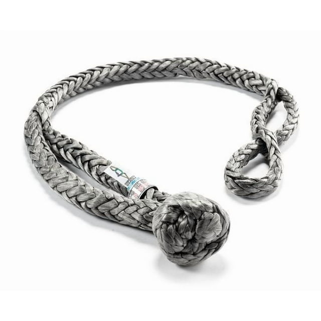 Factor 55 Shackle Rope 00126 7/16 Inch Diameter x 10 Inch Length; 39000 Pound Maximum Capacity; Without Sleeve; Gray; Polyethylene