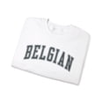 thumbnail image 3 of Belgian Belgium Sweatshirt Gifts Crew Neck Shirt Long Sleeve Unisex, 3 of 7