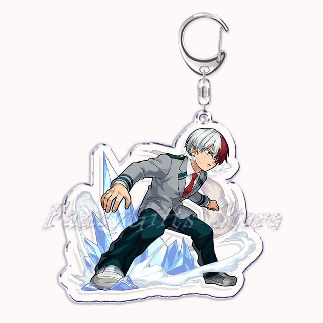 LLavero de Anime My Hero Academia Bakugou Katsuki Dabi para accesorios, colgante para bolso, llavero, regalo para fanáticos de la joyería