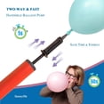 thumbnail image 3 of Woeilo Dual-Way Manual Balloon Pump, 2-Pack Random Colors, Handheld Air Pump for Kids’ Party Balloon Supplies, Balloon Inflator by Hand, Manual Pump for Children's Party Balloons, 3 of 5
