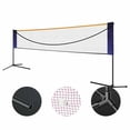 thumbnail image 5 of 20FT Badminton Net Set Simple Folding Volleyball Tennis Net Frame Portable Adjustable, 5 of 13