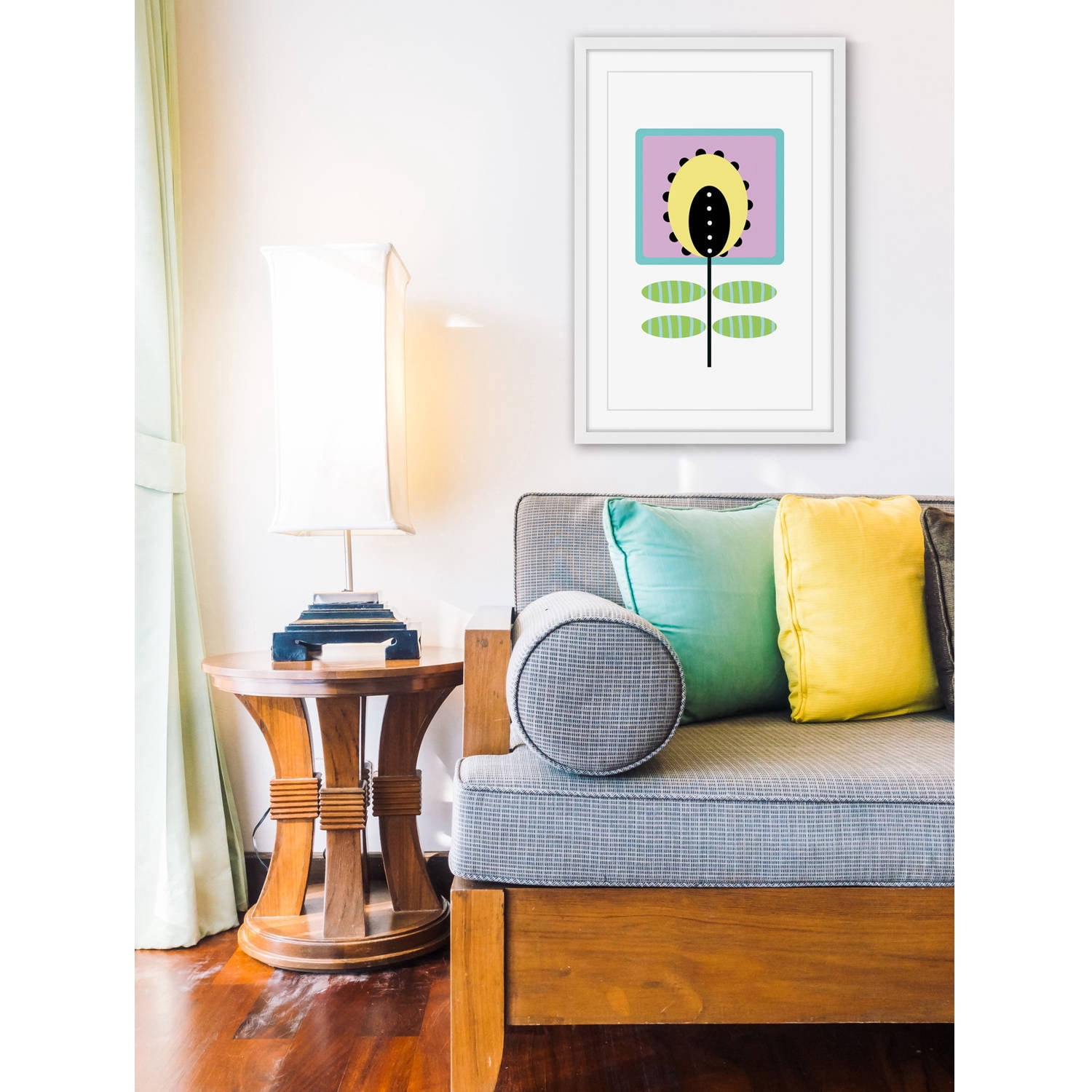 Marmont Hill "Yellow Bud" by Katarina Snygg Framed Painting Print
