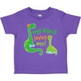 thumbnail image 3 of Inktastic My Nana Loves Me Grandson Boys Toddler T-Shirt, 3 of 5