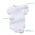 thumbnail image 4 of BabyRompersShortSleeveBabyGapUnderwearCottonBreathableHyperelastic Children's ClimbingClothes Jumpsuit Bodysuit ToddlerUnderwear, 4 of 6