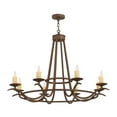 thumbnail image 3 of Meyda Tiffany 158757 Octavia 8 Light 48" Wide Taper Candle Style Chandelier, 3 of 6