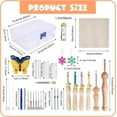thumbnail image 3 of Kit de Aguja Perforadora de Bordado, 35Pcs Aguja Mágica Ajustable Portátiles Herramienta de Punzón para Bordar Bolígrafo de Bordado Mágico DIY, Agujas de Perforación para Coser Artesanías Decoración, 3 of 4