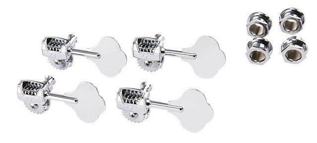 Fender® Deluxe Bass Tuners~Chrome~Fluted Shafts~J & P Bass~0992006000~Brand New