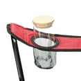 thumbnail image 4 of Sesslife Outdoor Folding Camp Chair with Cup Holder, Red, 4 of 8