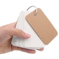 thumbnail image 3 of Back to School Supplies 100 Sheets Of 7cmX4cm Blank Page Kraft Paper Notebook Study Card Portable Notepad DIY Notebook, 3 of 9