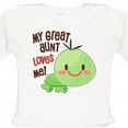 thumbnail image 4 of Inktastic My Great Aunt Loves Me- Cute Turtle Boys or Girls Long Sleeve Baby Bodysuit, 4 of 5