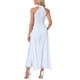 thumbnail image 3 of INSPIRAR CHIC Mono Elegante de Mujer con Cuello Halter Sin Mangas Mono Formal de Pierna Ancha S Blanco, 3 of 6