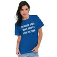 thumbnail image 3 of Rescued Dogs Make People Look Better Men's Graphic T Shirt Tees Brisco Brands S, 3 of 6