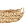 thumbnail image 5 of DecMode 23", 21", 19", 16", Brown Seagrass Handmade Storage Basket with Metal Handles, 5-Pieces, 5 of 17