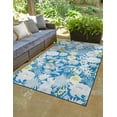 thumbnail image 2 of Jill Zarin Caribbean Outdoor Collection Area Rug - Bahamas (10' x 13' Rectangle Navy Blue/Ivory), 2 of 5