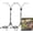 2pcs, variant on Adjustable Outdoor Misting Cooling System,Portable Misting System for Outside Patio,Standing Spray Atomizing Nozzle for Backyard, Pool, Tanning, BBQ,Sweltering Place (1pcs)