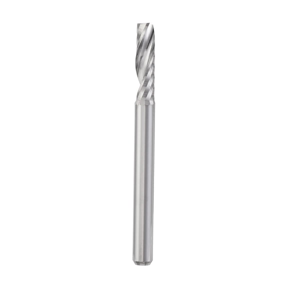 Uxcell Solid Carbide Flute CNC Spiral Router Bit for MDF Wood Milling 3.175mm x 12mm