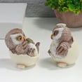 thumbnail image 5 of Cute Owlets Statue Adorable Owl Figurines For Home Office Garden Decor And Owl Lovers, 5 of 5