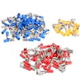 thumbnail image 4 of 100PCS 22-10AWG Piggyback Quick Wire Connector Male Female Spade Terminals Mixed, 4 of 10