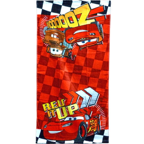 Disney Pixar Cars 2006 Promotional Lightning McQueen Towel New Gift Collect/Use 