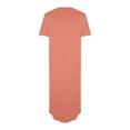 thumbnail image 4 of Ecqkame Dresses for Women Summer Comfort Fashion Solid Color Pocket Sleeveless V-Neck Dress Long Dresses for Women Pink L, 4 of 7