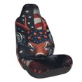 thumbnail image 1 of Wukai Modern USA Deer Head Full Set Car Seat Covers with Soft Padding Universal Auto Front Seats Protector and Cushion Mat, 1 of 5