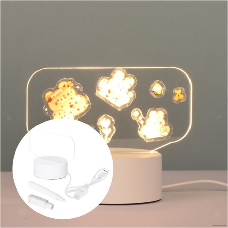 

Message Board Lamp With Pen Dry Erase Board Night Light For Office Dormitory
