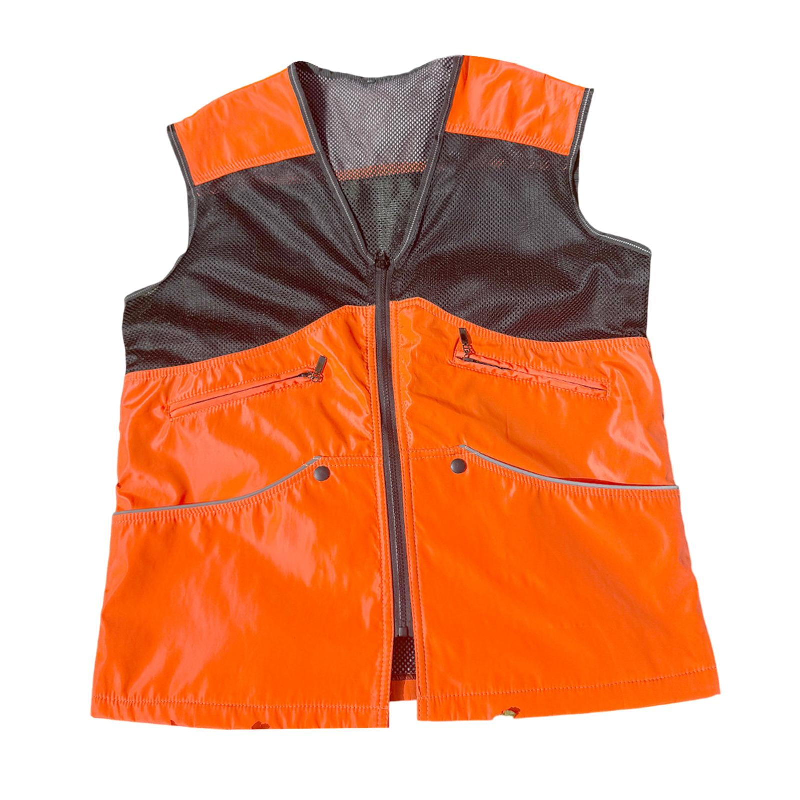 Stgfyxgs Summer Dog Handler Training Vest with 6 Large Pocket Waterproof Fishing Vest Size M