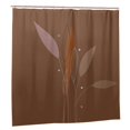 thumbnail image 2 of YFYANG Waterproof Bathroom Shower Curtain, Brown Bohemian Style Shower Curtain Set with Hooks, Home Bathroom Tub Decor - 72 "x72", Plastic Hooks, 2 of 6