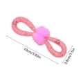 thumbnail image 3 of Mesh Tube Bow Tie Cat Toy with Bells, Crinkle Sound Interactive Teething Wand for Kittens, Chew Ring for Anxiety Relief and Boredom, 3 of 6