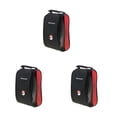 thumbnail image 1 of Greeniant Dominant Golf Shoe Bag Carrier Case Organizador Bolsa portátil transpirable Gran capacidad Deportes Senderismo Zapatillas Negro Rojo negro rojo 3piezas, 1 of 6