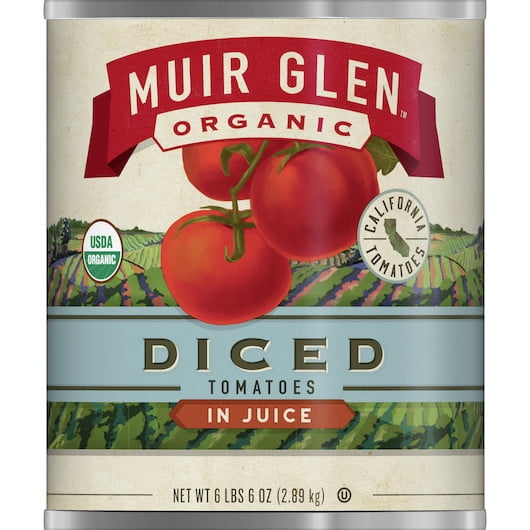 Muir Glen Organic Diced Tomatoes, 102 Ounce, 6 Per Case