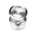 thumbnail image 4 of Graflsoa Eco-Friendly Stainless Steel Reusable Coffee Capsule for Cafissimo & Compatible Machines, Silver, 32x26x46mm, Includes Brush & Spoon, Gift Box Packaging, 4 of 7