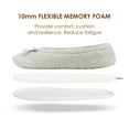 thumbnail image 2 of Dream Pairs Womens Soft Memory Foam Slippers Slip-on Ballerina Winter House Slippers Bedroom Fuzzy Slippers Shoes BALLERINA GREY Size 12, 2 of 6