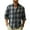 Navy, variant on Wancir Men's Plaid Shirt Button Down Long Sleeve Regular-Fit Shacket Jacket Lapel Checked Oxford Gingham Shirts