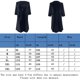 thumbnail image 2 of Vestido casual de mujer Color sólido Lino Algodón Cuello redondo Botón abajo Traje de vacaciones FLhrweasw Nuevo, 2 of 9