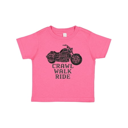 

Inktastic Crawl Walk Ride Motorcycle Gift Baby Boy or Baby Girl T-Shirt