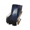 thumbnail image 4 of Outer Space Soft Flannel Fleece Throw Blanket, Spiral Galaxy Image Space and Stars Celestial Cosmos Expanse Universe Modern, Cozy Plush for Indoor and Outdoor Use, 50" x 70", Navy White, by Ambesonne, 4 of 6