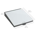 thumbnail image 2 of ECR4Kids MessageStor Dry-Erase Glass Board Memo Station, Desk Organization, White, 2 of 9