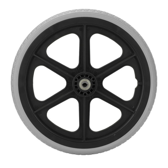Rueda Para Silla De Ruedas, Neumático Con Andador De Poco Ruido, Resistente A La Abrasión, A Prueba De Explosiones, Orificio Interior De 12 Mm, 14 Pulgadas Para Caminantes