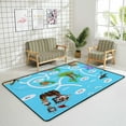 thumbnail image 4 of Coolnut Lightweight Soft Area Rugs Education Maze Game Floor Carpet Mat for Kids Playing Room Hardwood Floor Living Room 80x58in, 4 of 6