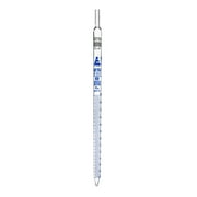 Serological Pipette, 25ml - Class B, Tolerance ?0.200ml - Blue Graduations - Color Code, White - Calibrated for Delivery to Jet - Borosilicate Glass - Eisco Labs