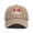 Khaki, variant on Canadian Maple Leaf Print Washed Baseball Cap Adjustable Dad Hat for Men Pink,One Size