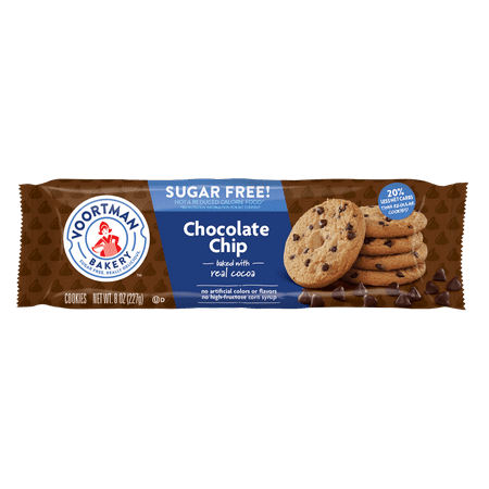 Voortman Sugar-Free Chocolate Chip Cookies, 8 Oz. - Walmart.com