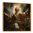 thumbnail image 2 of Designart "Holy Resurrection Religious Scene" Christianity Floater Framed Canvas Art Print, 2 of 5