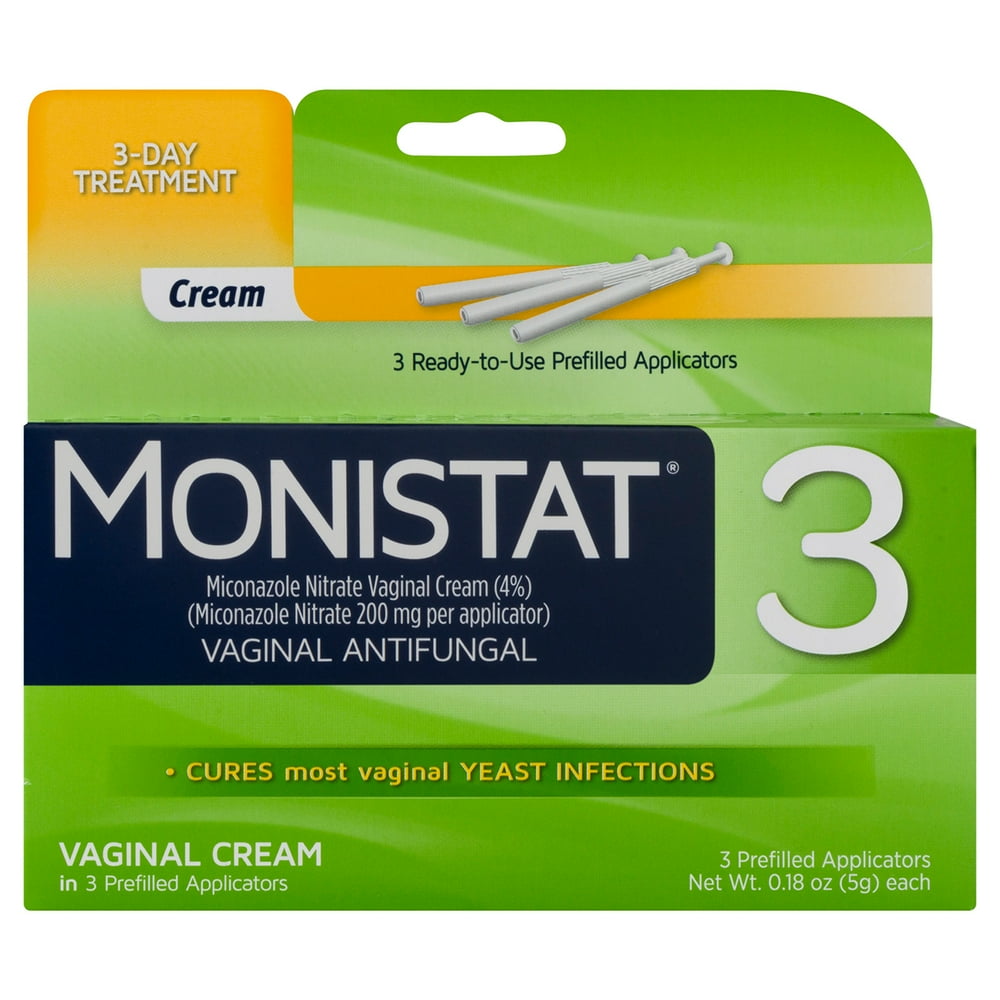 Monistat, 3Day Yeast Infection Treatment, Prefilled Cream Applicators