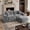 Gray, variant on Daeorio 142" Modular Sectional Cloud Couch,Velvet Upholstered Sofa Boneless Modern Comfy No Assembly Required Deep Seat for Living Room,Bedroom,Apartment(Gray,L-Shaped)