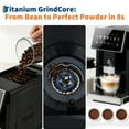 thumbnail image 5 of 20 Bar Super Automatic Espresso Machine with Built-in Grinder – 15 Adjustable Grind Settings, Integrated Milk Frother, Dual Boiler, Self-Cleaning, Removable Brewer & Milk Tank – Black Spray Paint, 5 of 7