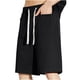 thumbnail image 2 of Puntoco Pantalones Cortos Cargo Ligeros Y Transpirables Para La Playa Al Aire Libre, Informales, Diarios, Para Hombre, Negro Xxxxl, 2 of 7