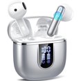 thumbnail image 1 of Auriculares Inalámbricos Cillso Bluetooth 5.4 con 40H de Reproducción IP7 Plata, 1 of 7